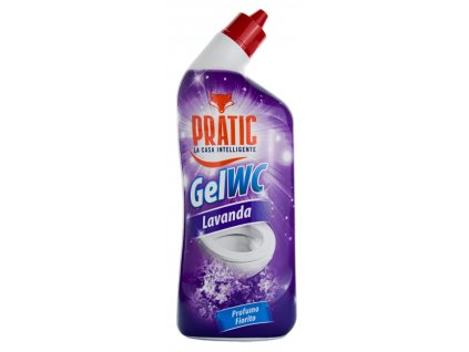Čistič WC gel, extra účinný, Pratic, levandule, 750 ml