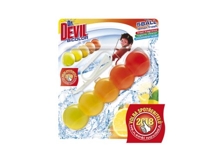 Dr.DEVIL BiCOLOR WC 5Ball 1x35g  Lemon fresh