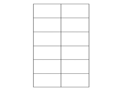 Etiketa Print SK LABEL PLUS 105x48 /100 x A4