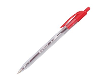 Kuličkové pero Centropen 2225 Slideball Clicker - červená