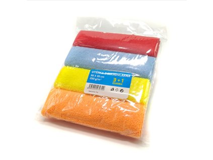 Mikroutěrka 30x35cm 250g, SET 3 + 1 zdarma