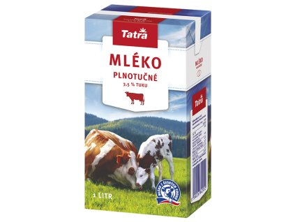 Mléko plnotučné 3,5% Tatra 1l