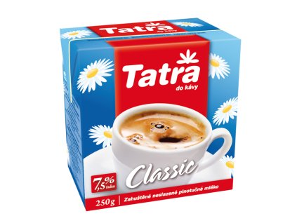 Mléko zahuštěné neslazené Tatra Classic 7,5% 250 g