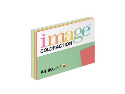 Papír barevný IMAGE COLORACTION A4 80 g - TOP MIX / 10 x 25 listů