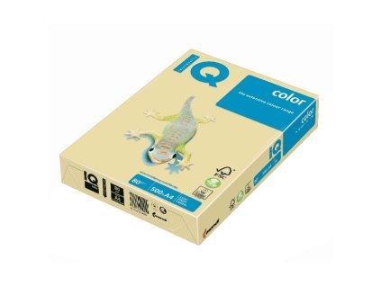 Papír barevný IQ COLOR A4 80 g - žlutá / 500 listů