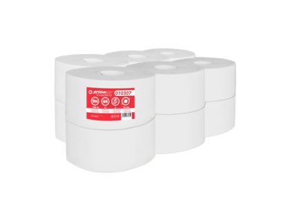 Papír toaletní JUMBO LUX, průměr 190 mm, 2 vrstvy, celulóza / 12 ks (010307)