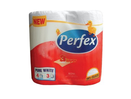 Papír toaletní Perfex Pure White / 4 ks