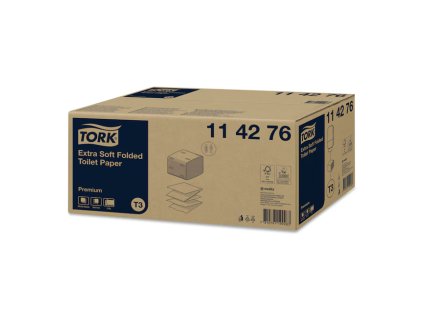 Papír toaletní TORK Premium skládaný 2vrstvý - 7560 ks (114276)