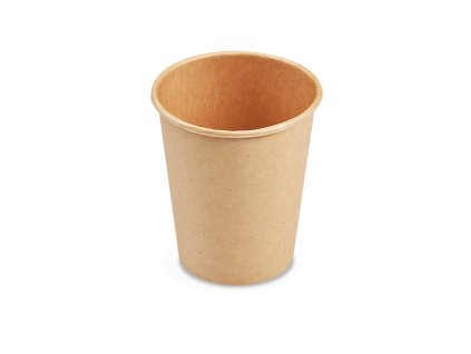 Papírový kelímek kraft Ø80mm 280ml M /50 ks