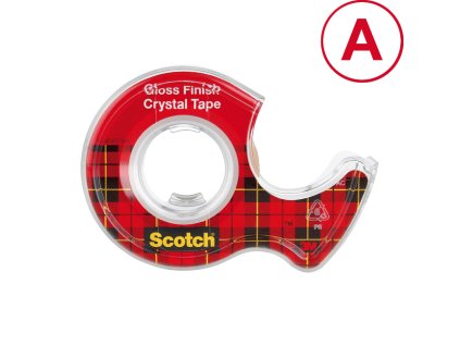 Páska lepicí 3M SCOTCH 19 mm x 7,5 m - krystalicky čirá