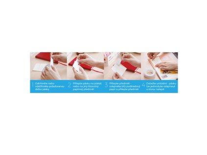 Páska oboustranně lepicí odnímatelná STICK´N 12 mm x 12 m