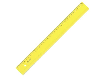 Pravítko 30 cm - žlutá