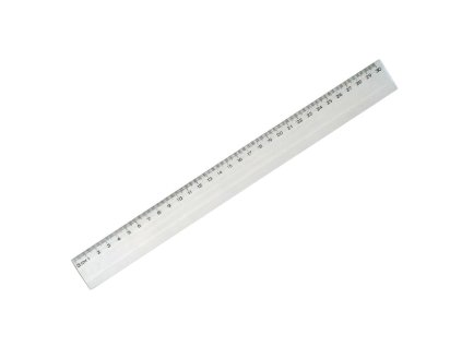 Pravítko 30cm trans.