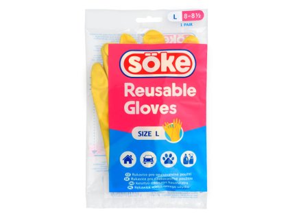 Rukavice gumové vel. L / 1 pár v balení