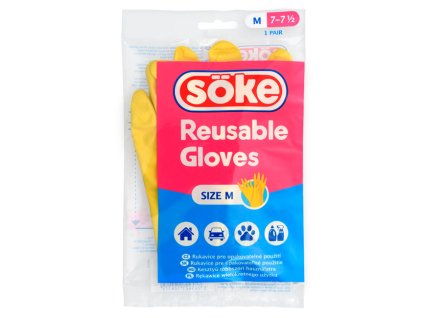 Rukavice gumové vel. M / 1 pár v balení