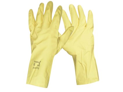 Rukavice latexové pracovní Ansell 87-190/090 EconohandsPlus / L (8.5-9)