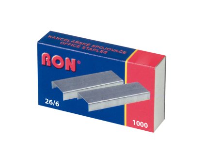 Spony do sešívačky RON 26/6 / 1000 ks