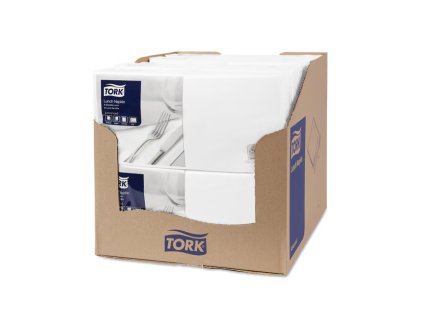 Ubrousky TORK Exclusiv 2vrstvé 33 x 33 cm - bílá / 200 ks