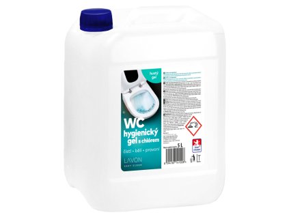 WC hygienický gel LAVON s chlórem  5 l