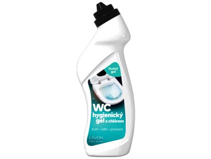 WC hygienický gel LAVON s chlórem 750 ml