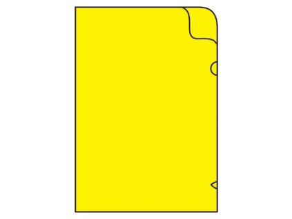 Zakládací obal L180-A4 barevný - žlutá  / 10 ks
