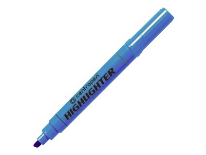 Zvýrazňovač Centropen 8552 FAX - modrá