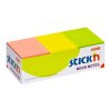 9699 blocek samolepici stick n 38 x 51 mm neonovy mix 12 x 100 ks