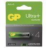 Baterie GP alkalické LR06 Ultra Plus (AA) / 4 ks