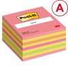 Bloček samolepicí Post-it 76x76 mm  450 l - barvy lollipop (2028NP)