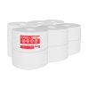 Papír toaletní JUMBO LUX, průměr 190 mm, 2 vrstvy, celulóza / 12 ks (010307)