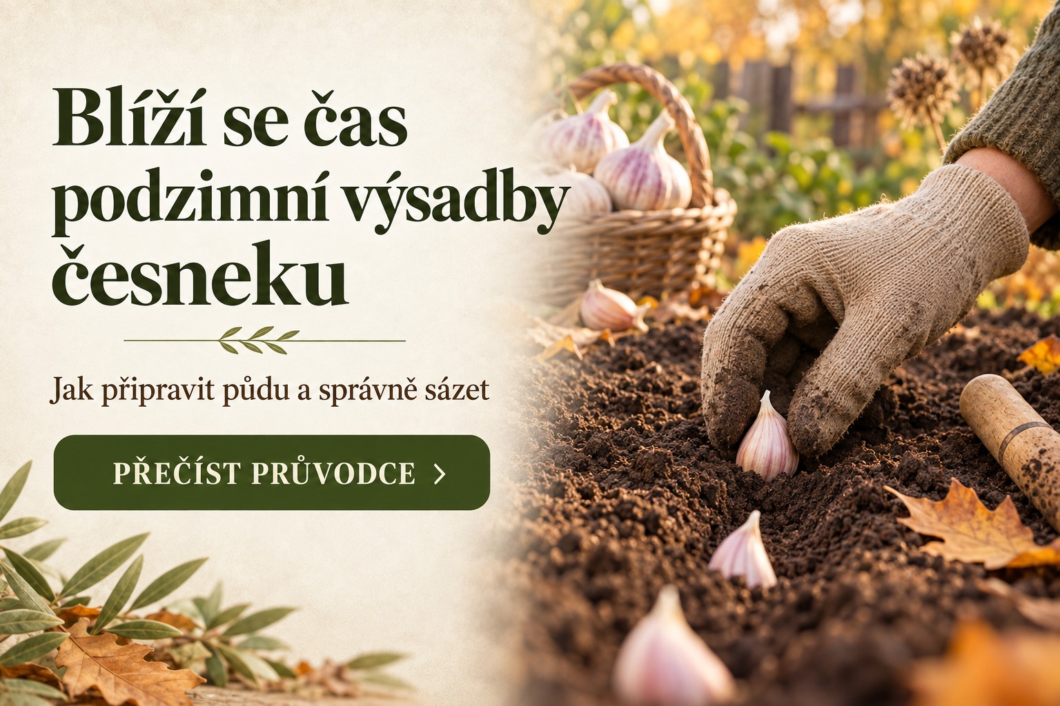 Jak sázet česnek