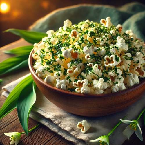 Popcorn s medvědím česnekem: Když filmový večer potřebuje trochu divočiny