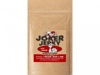 Joker Jerky Krůtí ČESNEK sušené maso 75 g