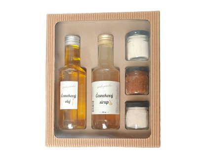 garlic paradise cesnekovy degustacni balicek s vickem zepredu