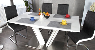 Jídelní stoly v moderním designu pro pohodlné stolování nejen doma
