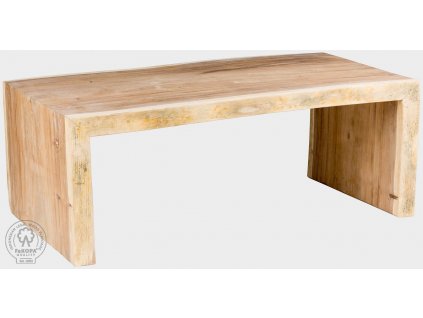 TRUNK V - konferenční stolek ze suaru 120x100 cm