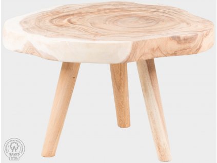 TRUNK IX - konferenční stolek ze suaru 60x60 cm