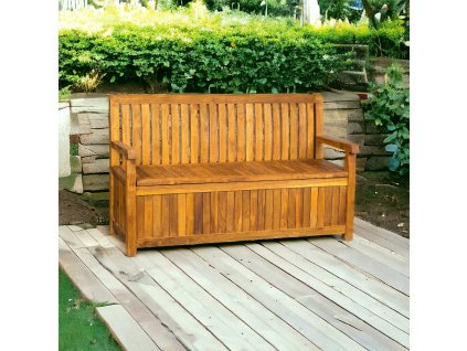 PIETRO 180 - lavice s úložným prostorem z teaku