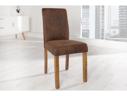 Moderní židle - Flavio, hnědá