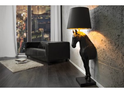 Designová stojací lampa - Black Beauty