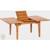 ELEGANTE IX - rozkládací stůl z teaku 120x130-180 cm