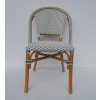 BISTRO - židle z ratanu, bílá