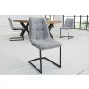 Moderní židle - Miami, světle šedá