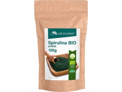 Spirulina BIO prášek 100g Zdravý den