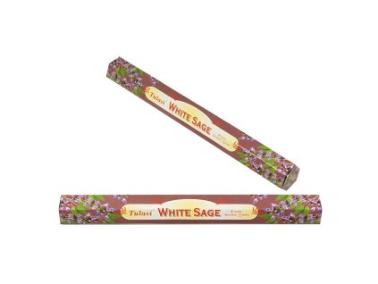 White Sage (Bílá šalvěj) vonné tyčinky 20 ks Tulasi