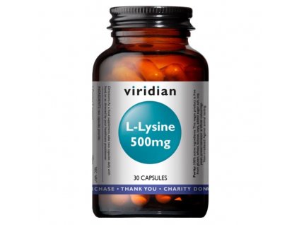 L Lysine 30 kapslí Viridian