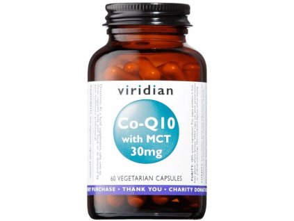 Co enzym Q10 with MCT 30mg 60 kapslí (Koenzym Q10) Viridian