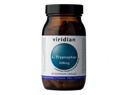 L Tryptophan 220mg 90 kapslí Viridian