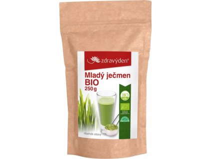 Mladý ječmen BIO 250g prášek zdravý den