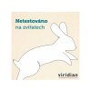 Netestováno na zvířatech Viridian